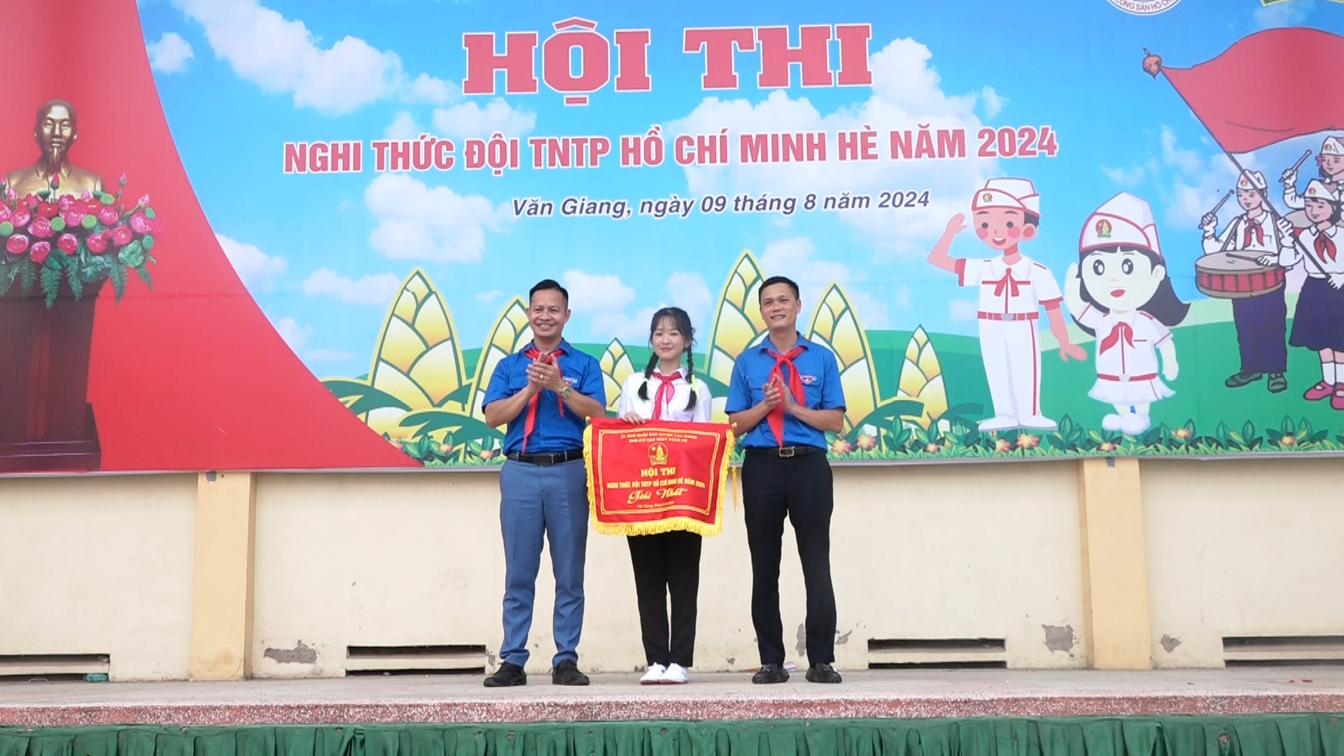 Ban Chỉ đạo hoạt động hè huyện tổ chức hội thi nghi thức đội năm 2024